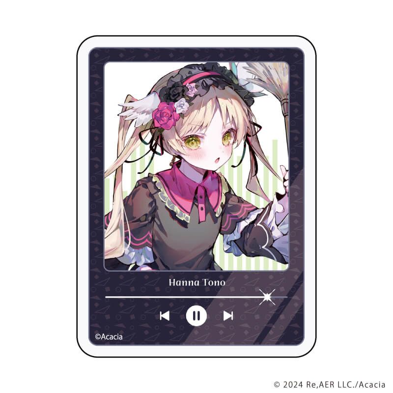 ダイカットステッカー「魔法少女ノ魔女裁判」03/遠野ハンナ ショップ店員風ver.(描き起こしイラスト)