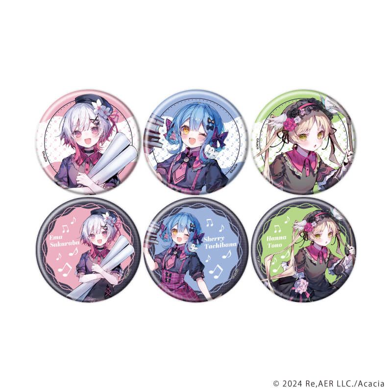 缶バッジ「魔法少女ノ魔女裁判」02/ショップ店員風ver. ブラインド(6種)(描き起こしイラスト)