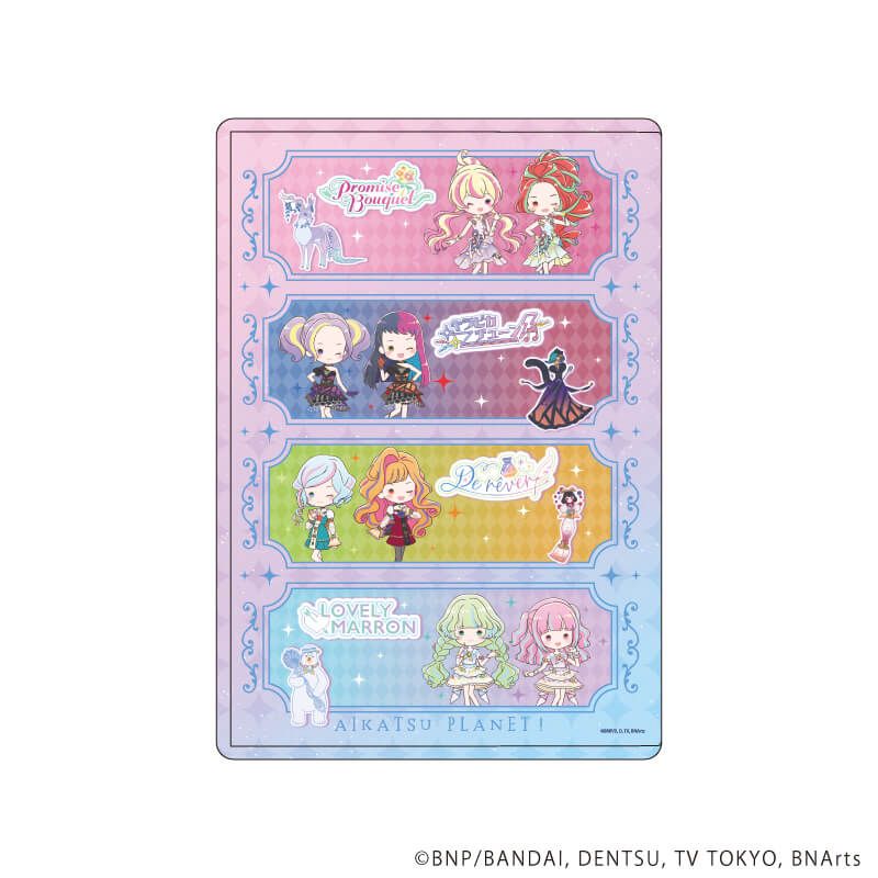 キャラクリアケース「アイカツプラネット！」03/ユニットver. コマ割りデザイン(グラフアートイラスト)