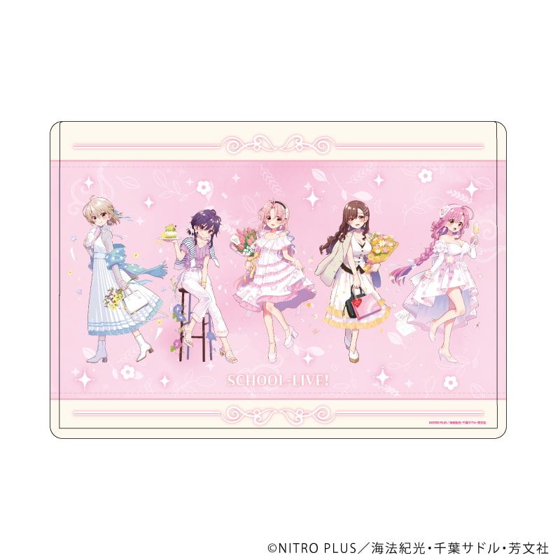 キャラクリアケース「がっこうぐらし！」12/集合デザインB(描き下ろしイラスト)