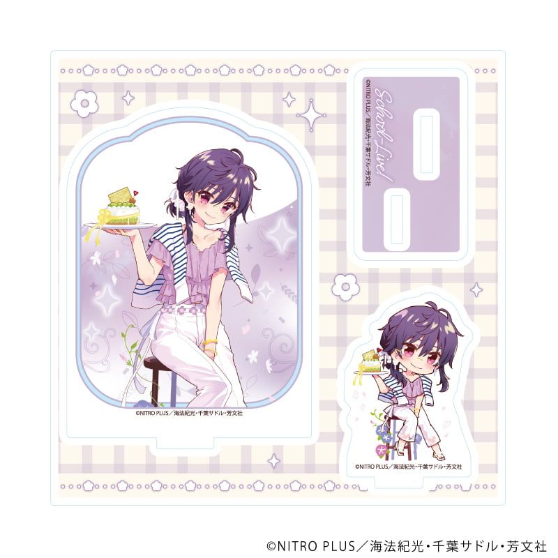 アクリルスタンドプレート「がっこうぐらし！」03/恵飛須沢胡桃A(描き下ろしイラスト)