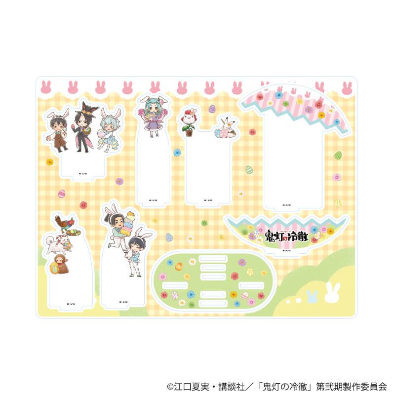 アクリルジオラマ「TVアニメ『鬼灯の冷徹』」02/集合デザイン イースターver.(グラフアートイラスト)