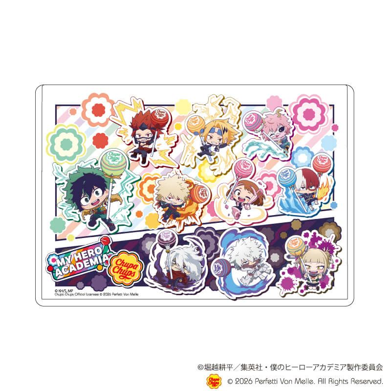 キャラクリアケース「アニメ 『僕のヒーローアカデミア』×チュッパチャプス」01/A ver.(ミニキャライラスト)