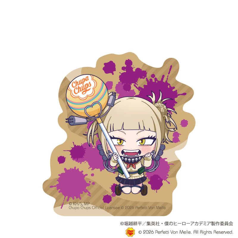 ダイカットステッカー「アニメ 『僕のヒーローアカデミア』×チュッパチャプス」10/トガヒミコ(ミニキャライラスト)