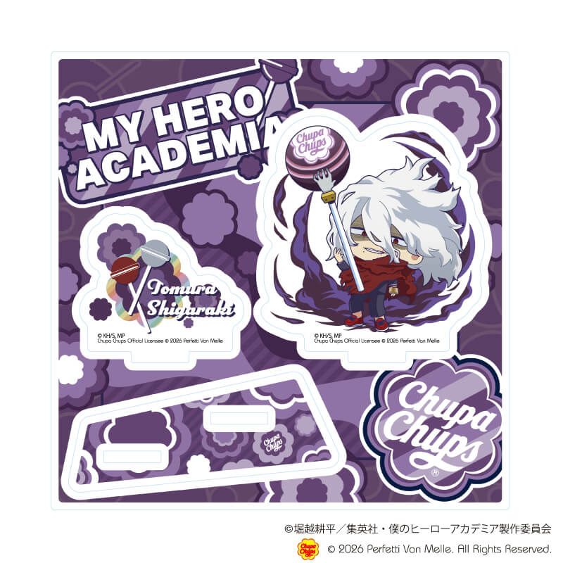 アクリルスタンドプレート「アニメ 『僕のヒーローアカデミア』×チュッパチャプス」08/死柄木　弔(ミニキャライラスト)