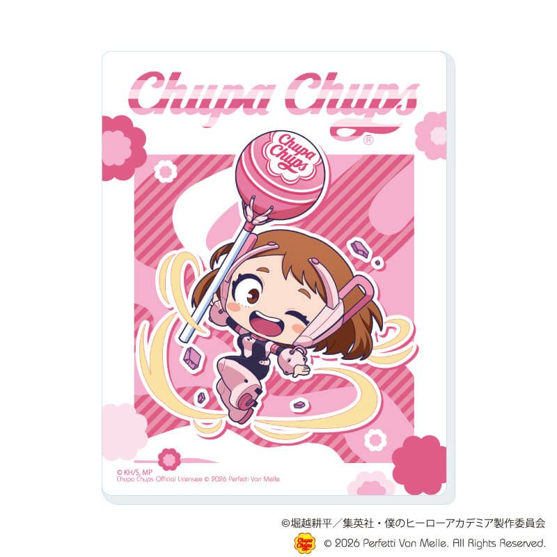 アクリルカード「アニメ 『僕のヒーローアカデミア』×チュッパチャプス」01/コンプリートセット(全10種)(ミニキャライラスト)