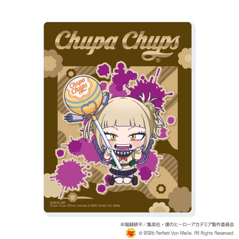 アクリルカード「アニメ 『僕のヒーローアカデミア』×チュッパチャプス」01/コンプリートセット(全10種)(ミニキャライラスト)