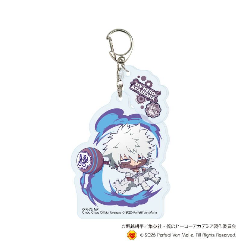 パーツ付きアクリルキーホルダー「アニメ 『僕のヒーローアカデミア』×チュッパチャプス」01/コンプリートセット(全10種)(ミニキャライラスト)