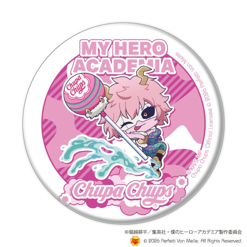 缶バッジ「アニメ 『僕のヒーローアカデミア』×チュッパチャプス」01/コンプリートセット(全10種)(ミニキャライラスト)
