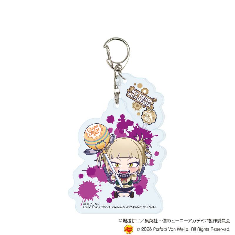 パーツ付きアクリルキーホルダー「アニメ 『僕のヒーローアカデミア』×チュッパチャプス」01/ブラインド(10種)(ミニキャライラスト)