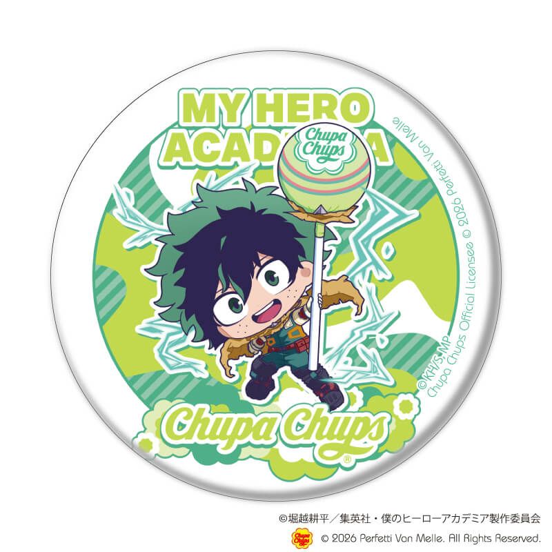 缶バッジ「アニメ 『僕のヒーローアカデミア』×チュッパチャプス」01/ブラインド(10種)(ミニキャライラスト)