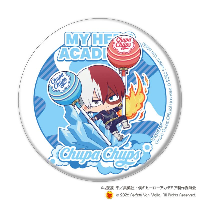 缶バッジ「アニメ 『僕のヒーローアカデミア』×チュッパチャプス」01/ブラインド(10種)(ミニキャライラスト)