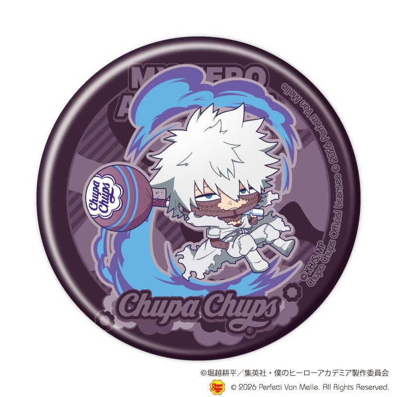 缶バッジ「アニメ 『僕のヒーローアカデミア』×チュッパチャプス」01/ブラインド(10種)(ミニキャライラスト)