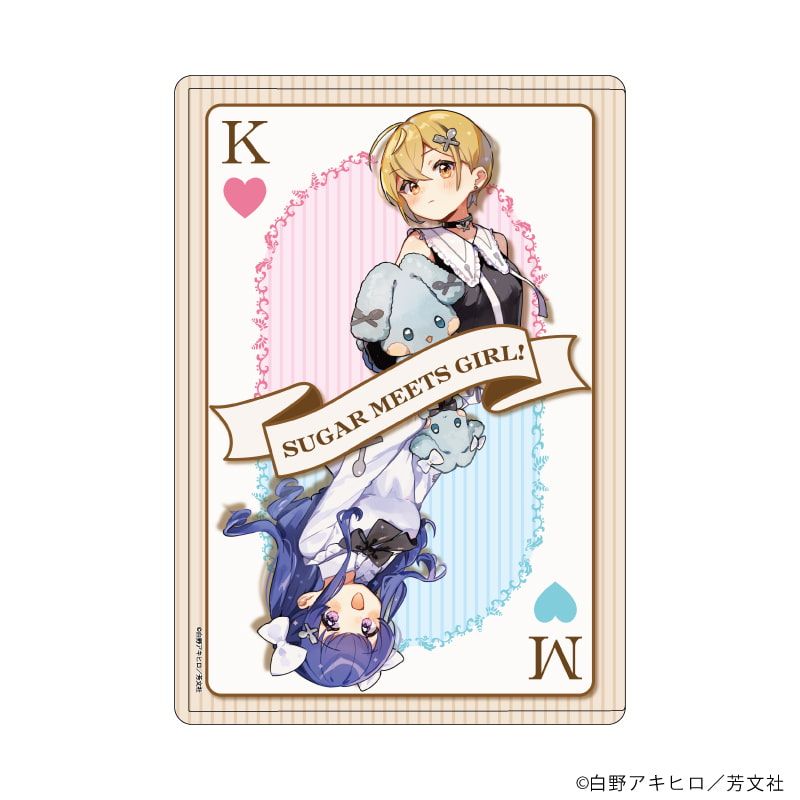 キャラクリアケース「しゅがー・みーつ・がーる！」03/佐藤 カンナ&望月 美都 ゴシックver.(描き下ろしイラスト)