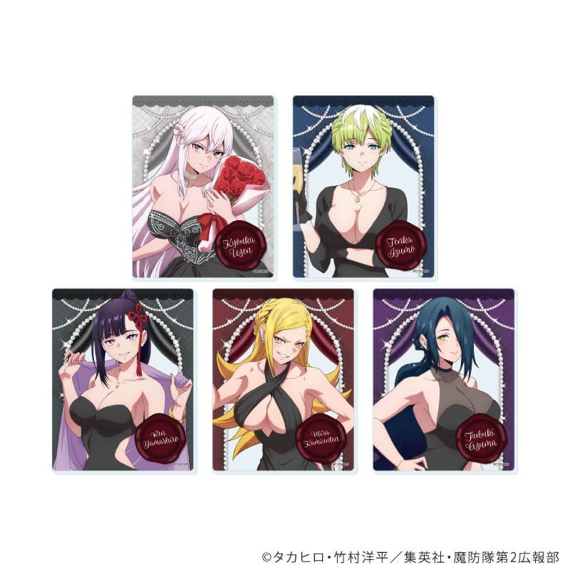 アクリルカード「TVアニメ『魔都精兵のスレイブ2』」01/コンプリートセット(全5種)(描き下ろしイラスト)