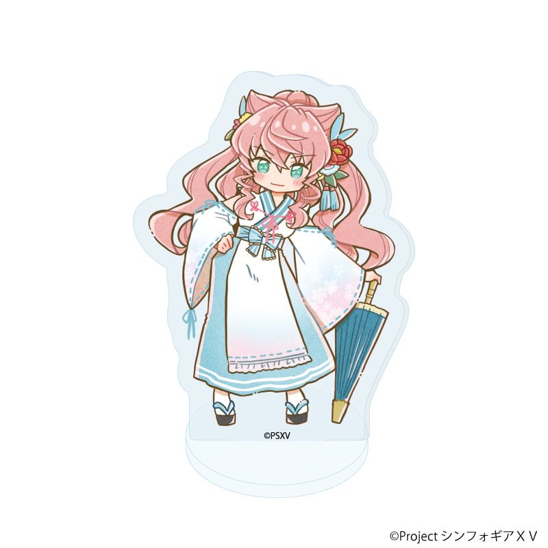 アクリルぷちスタンド「戦姫絶唱シンフォギアＸＶ」16/ブラインド(8種)(レトロアートイラスト)