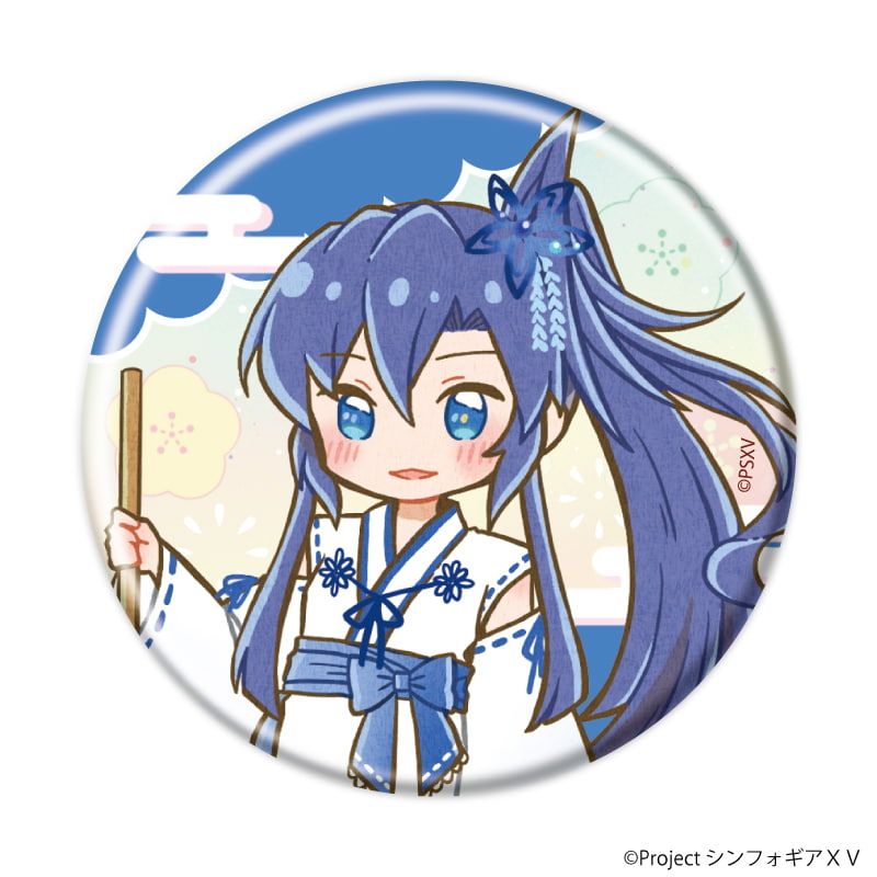 缶バッジ「戦姫絶唱シンフォギアＸＶ」27/ブラインド(8種)(レトロアートイラスト)