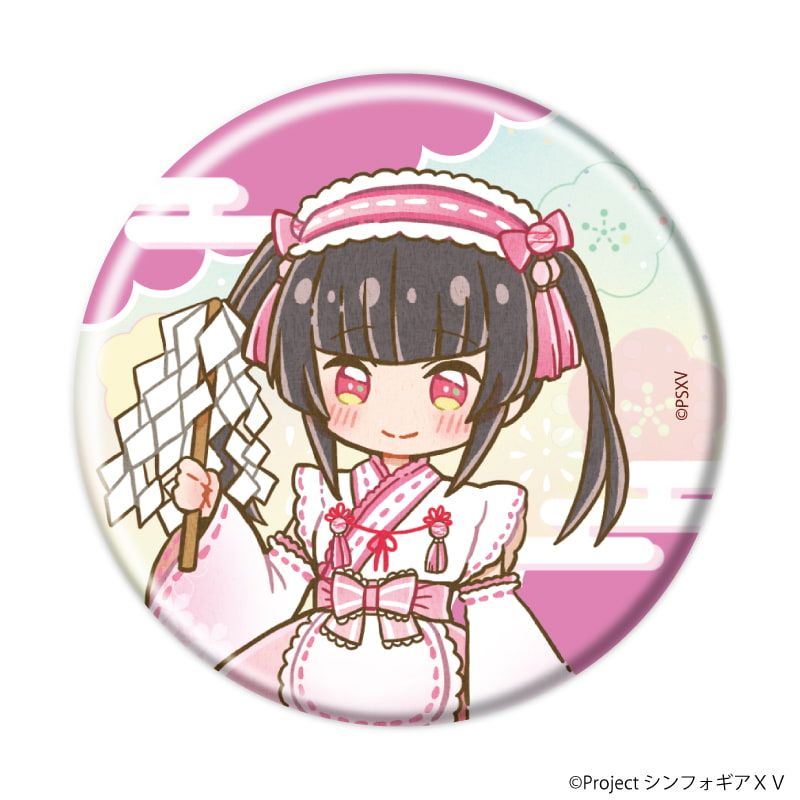 缶バッジ「戦姫絶唱シンフォギアＸＶ」27/ブラインド(8種)(レトロアートイラスト)