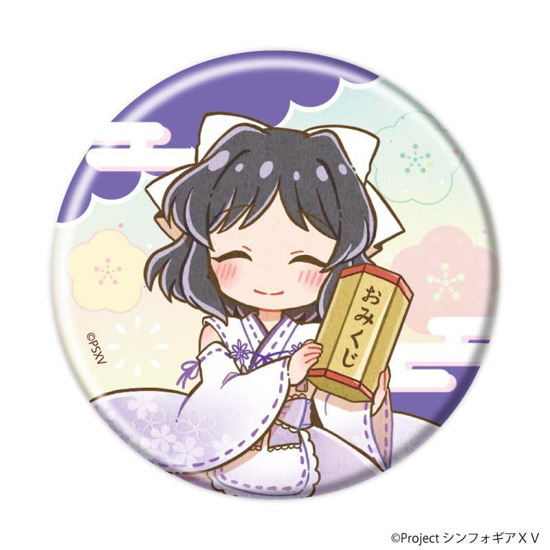 缶バッジ「戦姫絶唱シンフォギアＸＶ」27/ブラインド(8種)(レトロアートイラスト)