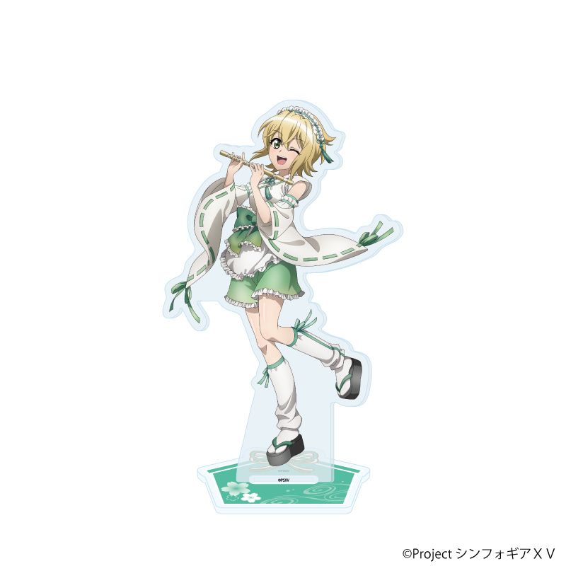 アクリルスタンド「戦姫絶唱シンフォギアＸＶ」60/暁切歌 巫女風メイドVer.(描き下ろしイラスト)