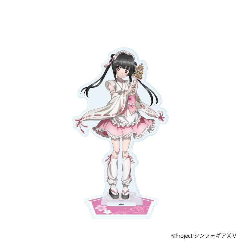 アクリルスタンド「戦姫絶唱シンフォギアＸＶ」59/月読調 巫女風メイドVer.(描き下ろしイラスト)