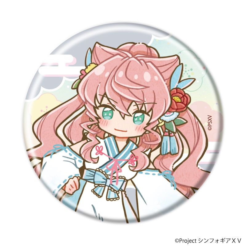 缶バッジ「戦姫絶唱シンフォギアＸＶ」27/コンプリートセット(全8種)(レトロアートイラスト)