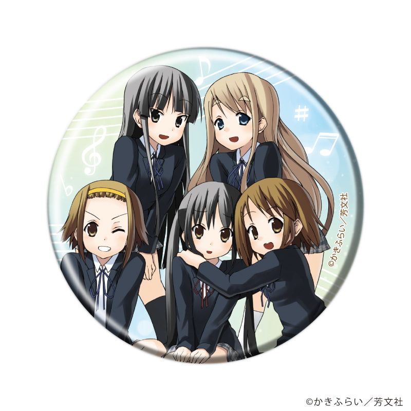 缶バッジ「けいおん！」01/ブラインド(7種)(公式イラスト)