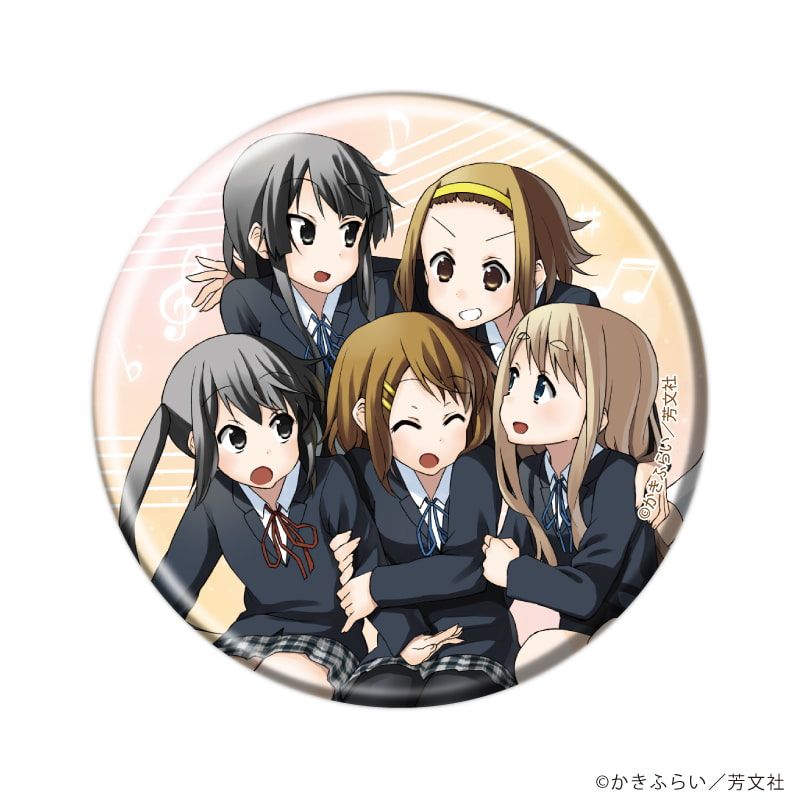 缶バッジ「けいおん！」01/ブラインド(7種)(公式イラスト)