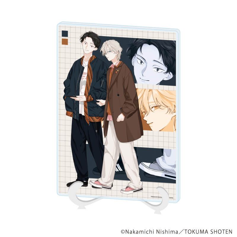 アクリルアートボード(A5サイズ)「夢の終わりで待ち合わせ」01/鷹山旭人&真雁朔(描き下ろしイラスト)