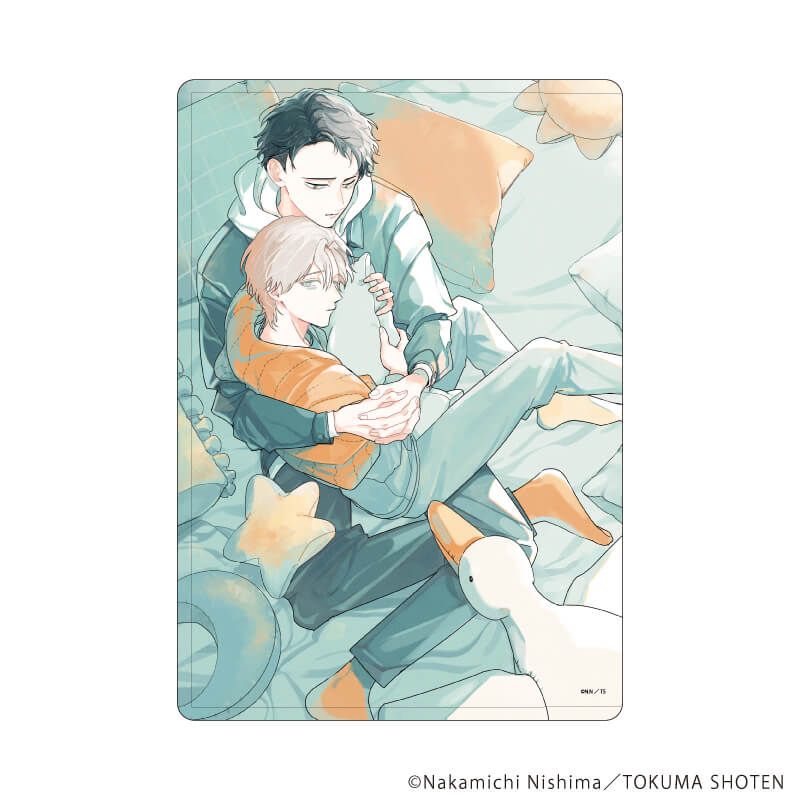 キャラクリアケース「夢の終わりで待ち合わせ」01/鷹山旭人&真雁朔(公式イラスト)