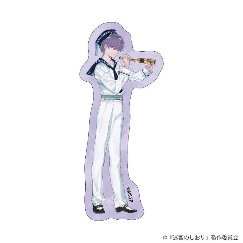 ダイカットステッカー「映画『迷宮のしおり』」06/架神 傑 マリンセーラーver.(描き下ろしイラスト)
