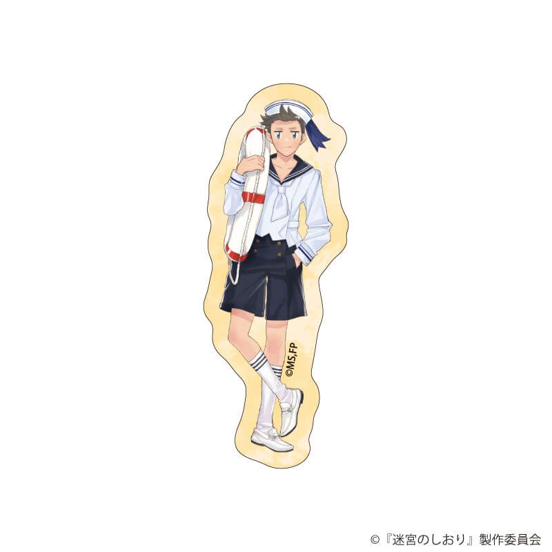 ダイカットステッカー「映画『迷宮のしおり』」05/山田健斗 マリンセーラーver.(描き下ろしイラスト)