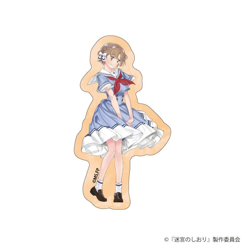 ダイカットステッカー「映画『迷宮のしおり』」01/前澤 栞 マリンセーラーver.(描き下ろしイラスト)
