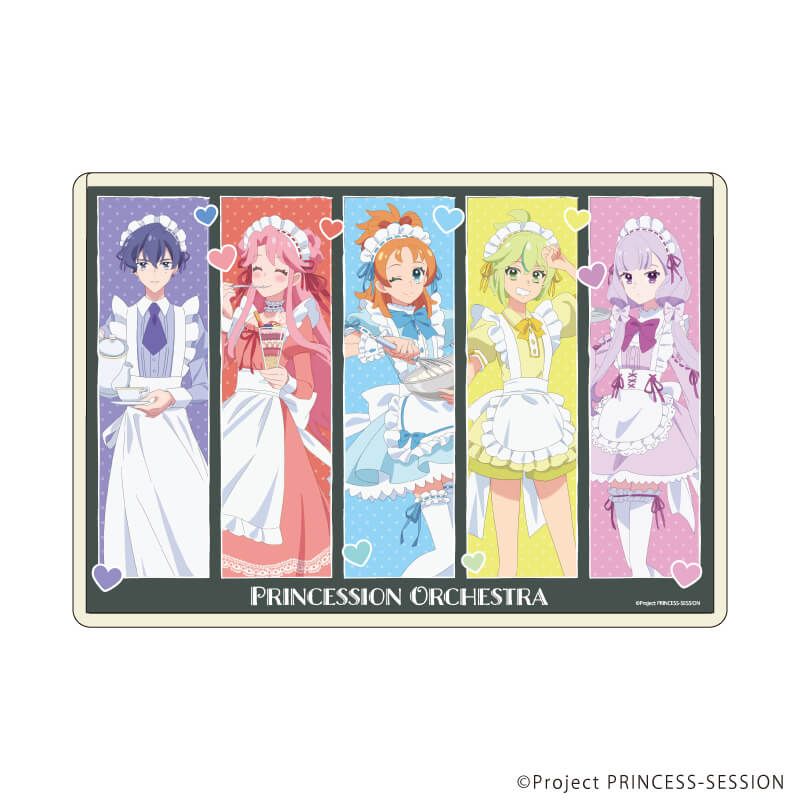 キャラクリアケース「プリンセッション・オーケストラ」03/集合デザイン(描き下ろしイラスト)