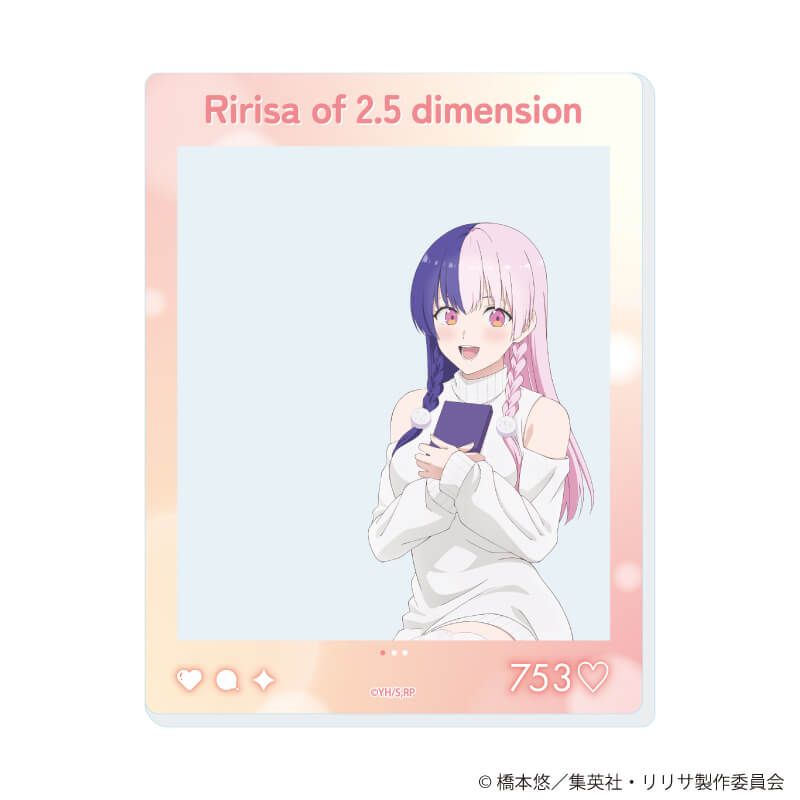 アクリルカード「2.5次元の誘惑」04/お部屋ニットver. コンプリートセット(全6種)(描き下ろしイラスト)