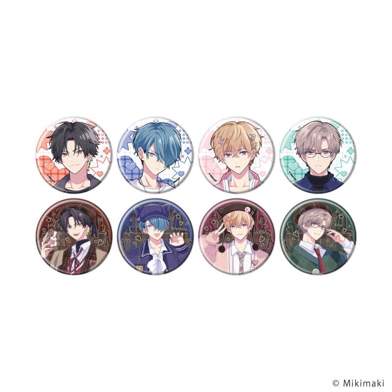 缶バッジ「アイドルと〇〇しちゃダメですか？」01/コンプリートセット(全8種)(公式&amp;描き下ろしイラスト)