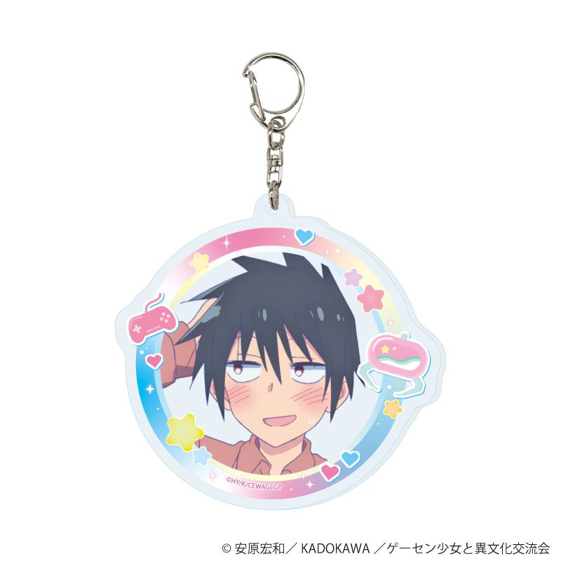アクリルキーホルダー「TVアニメ『ゲーセン少女と異文化交流』」01/コンプリートセット(全5種)(公式イラスト)