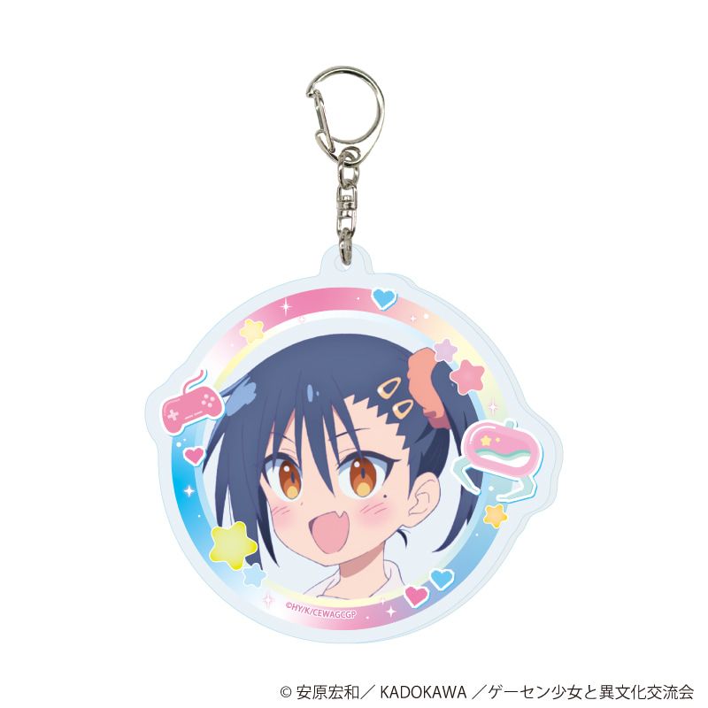 アクリルキーホルダー「TVアニメ『ゲーセン少女と異文化交流』」01/コンプリートセット(全5種)(公式イラスト)