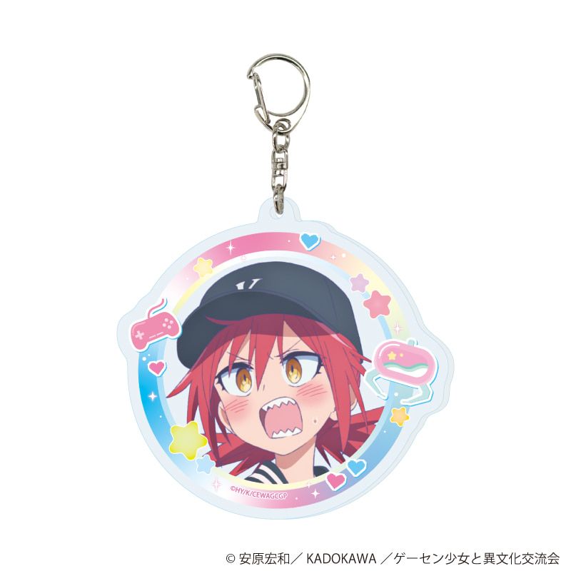 アクリルキーホルダー「TVアニメ『ゲーセン少女と異文化交流』」01/コンプリートセット(全5種)(公式イラスト)