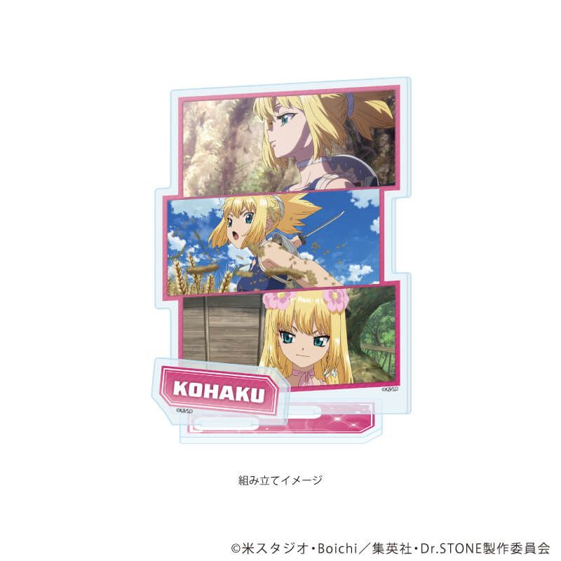 アクリルスタンドプレート「Dr.STONE」26/コハク(場面写イラスト)