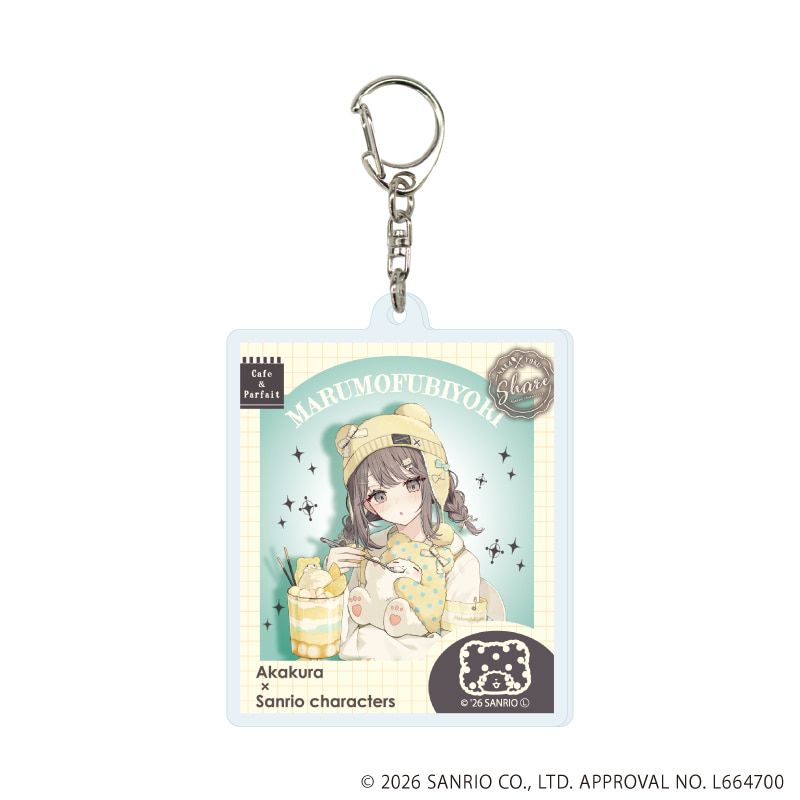 アクリルキーホルダー「赤倉×サンリオキャラクターズ」06/コンプリートセット(全6種)(コラボイラスト)