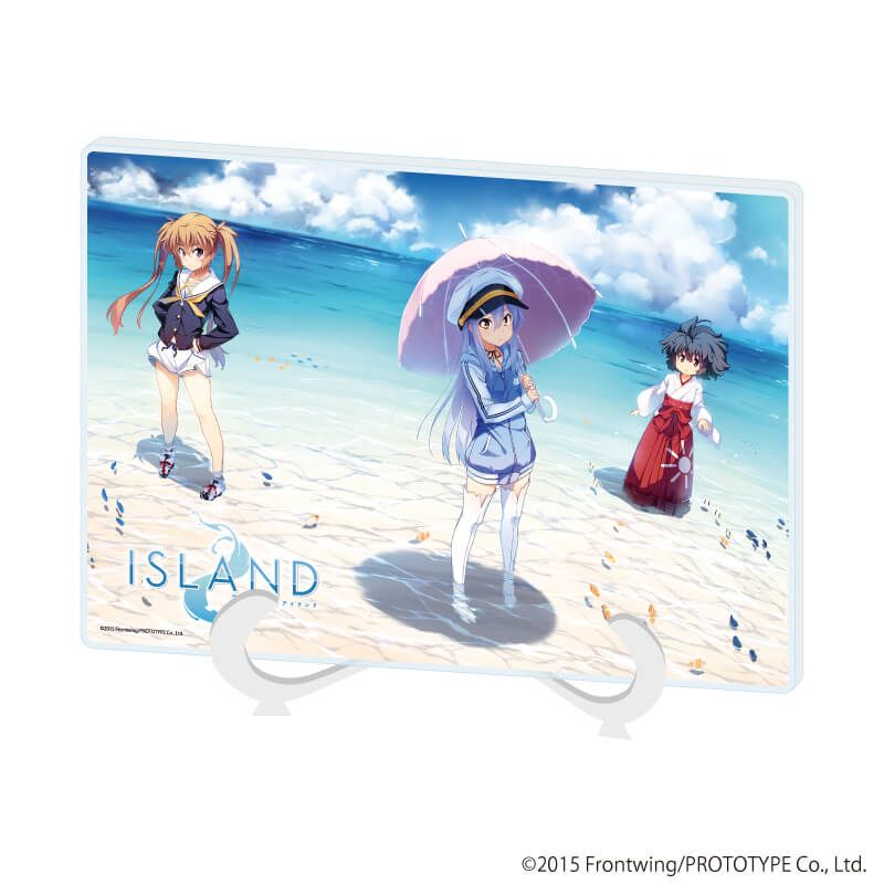 アクリルアートボード(A5サイズ)「ISLAND」01/集合(公式イラスト)