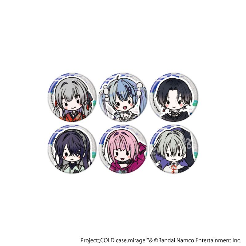 缶バッジ「Project:;COLD case.mirage」01/コンプリートセット(全6種)(グラフアートイラスト)