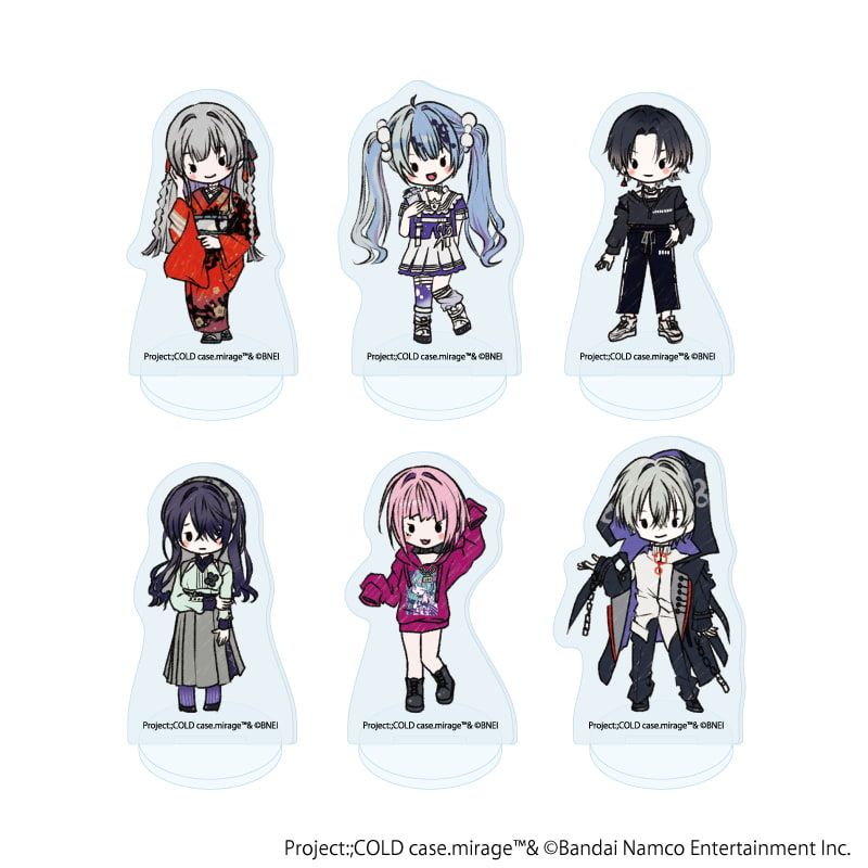 アクリルぷちスタンド「Project:;COLD case.mirage」01/トレーディング(6種)(グラフアートイラスト)