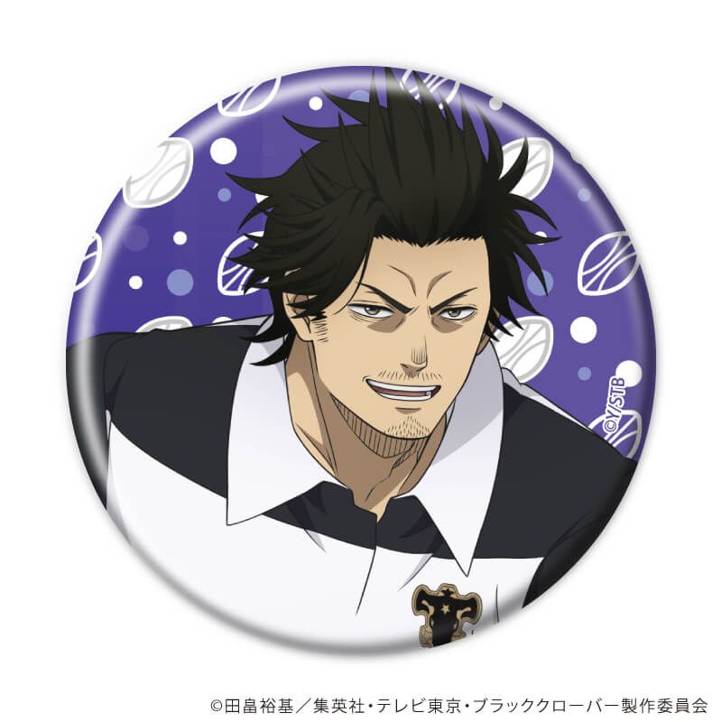 缶バッジ「ブラッククローバー」26/スポーツver. ブラインド(5種)(描き下ろしイラスト)