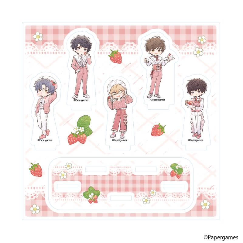 アクリルスタンドプレート「恋とプロデューサー～EVOL×LOVE～」12/いちごフレンチver.(グラフアートイラスト)