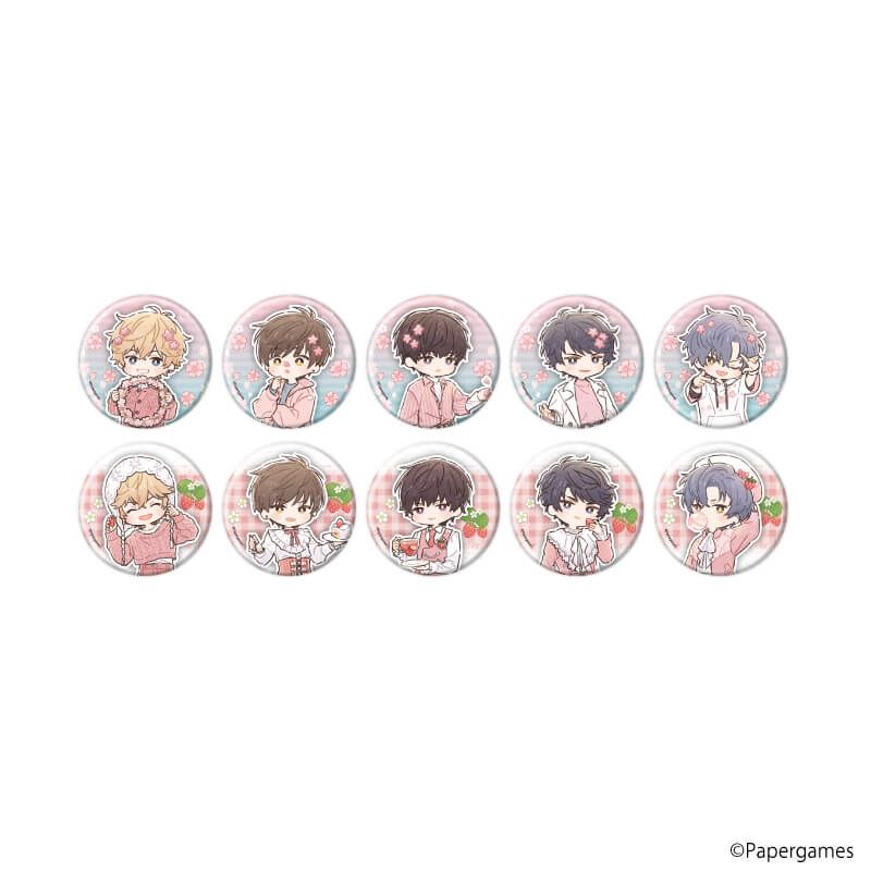 缶バッジ「恋とプロデューサー～EVOL×LOVE～」39/コンプリートセット(全10種)(グラフアートイラスト)