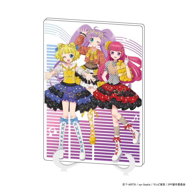 アクリルアートボード(A5サイズ)「プリパラ」01/集合デザイン(描き下ろしイラスト)