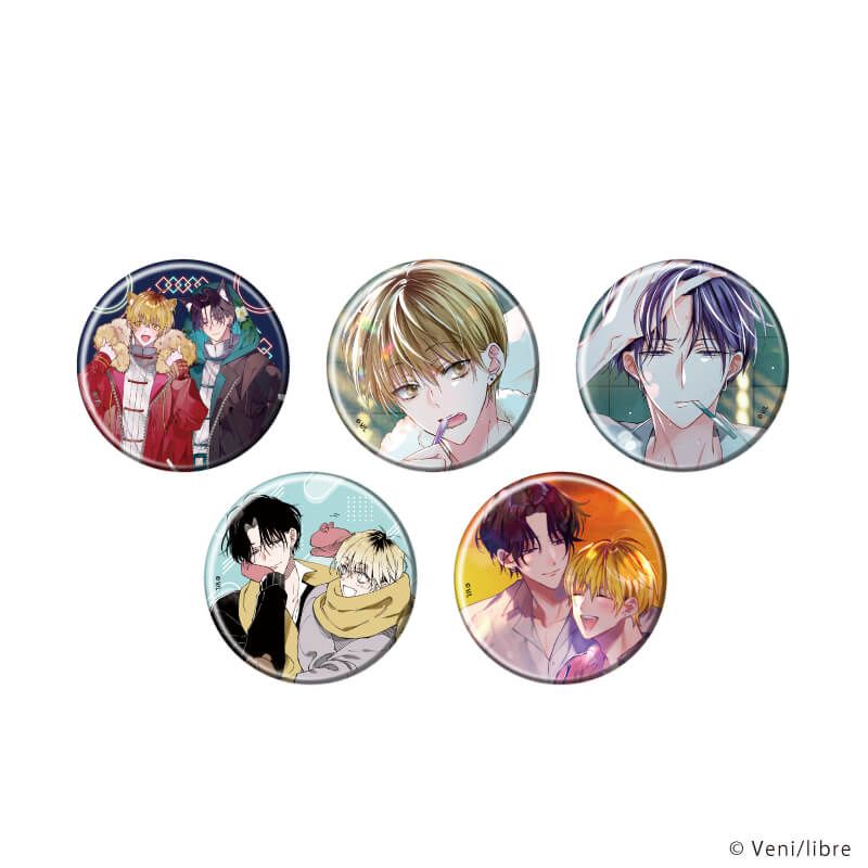 缶バッジ「セフレ、やっぱなしで！」01/コンプリートセット(全5種)(公式&描き下ろしイラスト)