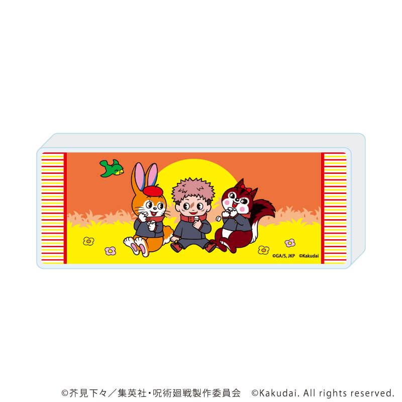 ミニアクリルブロック「呪術廻戦×クッピーラムネ」01/虎杖悠仁(ミニキャライラスト)